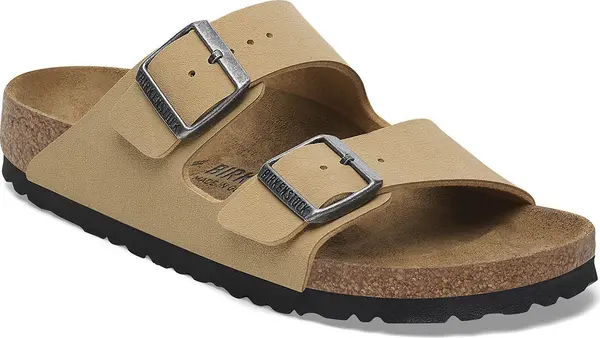 Birkenstock Birkenstock Arizona Birko-Flor Birkibuc Regular Fit Unisex - Сандали Birkenstock - Кафяв - 1029170-7.5 - Size: 7.5