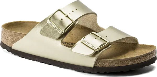 Birkenstock Birkenstock Arizona Birko-Flor Gold Regular Fit Unisex - Сандали Birkenstock - Жълт - 1016110-2.5 - Size: 2.5