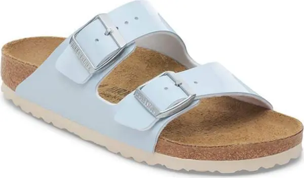 Birkenstock Birkenstock Arizona Birko-Flor Patent Narrow Fit Unisex - Сандали Birkenstock - Син - 1030455-4.5 - Size: 4.5