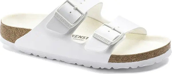 Birkenstock Birkenstock Arizona Birko-Flor White Narrow Fit Жени - Сандали Birkenstock - Бял - 1019046-9.5 - Size: 9.5