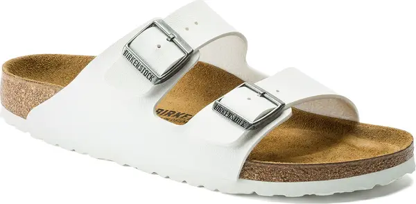 Birkenstock Birkenstock Arizona Birko-Flor White Narrow Fit Жени - Сандали Birkenstock - Бял - 552683-8 - Size: 8