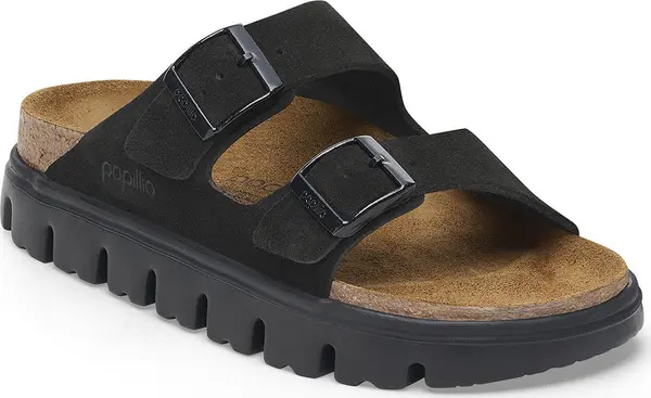Birkenstock Birkenstock Arizona Chunky Suede Leather Narrow Fit Жени - Сандали Birkenstock - Черен - 1028403-7 - Size: 7