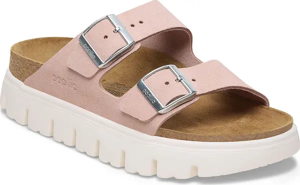 Birkenstock Birkenstock Arizona Chunky Suede Leather Narrow Fit Жени - Сандали Birkenstock - Розов - 1029117-3.5 - Size: 3.5