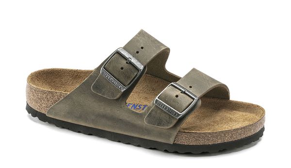 Birkenstock Birkenstock Arizona FL WB Faded Khaki Narrow Fit