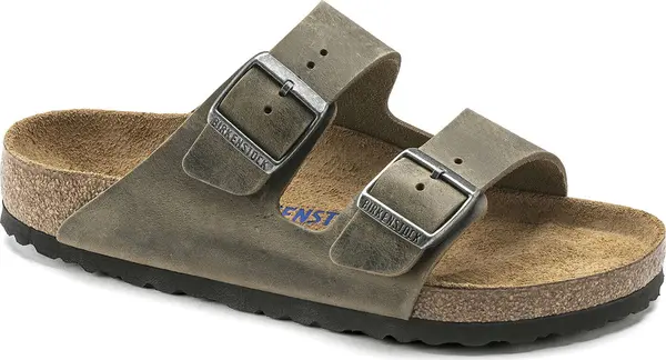 Birkenstock Birkenstock Arizona FL WB Faded Khaki Narrow Fit Unisex - Сандали Birkenstock - Кафяв - 1019377-9 - Size: 9