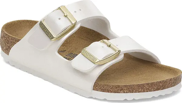 Birkenstock Birkenstock Arizona Kids Birko-Flor Narrow Fit White 1029456 Жени,Деца - Сандали Birkenstock - Бял - 1029456-2.5 - Size: 2.5