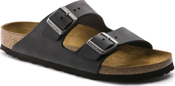 Birkenstock Birkenstock Arizona NU Oiled Black Narrow Fit Unisex - Сандали Birkenstock - Черен - 552113-4.5 - Size: 4.5