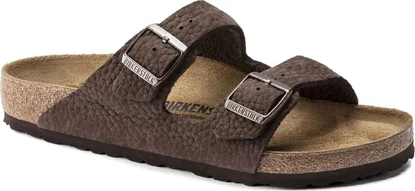 Birkenstock Birkenstock Arizona Nubuck Leather Narrow Fit Мъже - Сандали Birkenstock - Кафяв - 1022555-9 - Size: 9