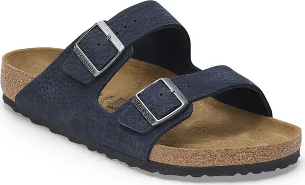 Birkenstock Birkenstock Arizona Nubuck Leather Narrow Fit Мъже - Сандали Birkenstock - Син - 1028167-7 - Size: 7
