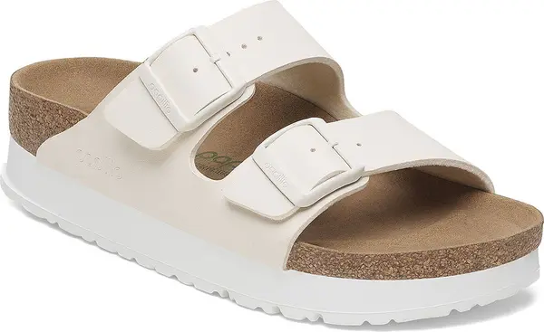 Birkenstock Birkenstock Arizona PAP Flex Platform Birko-Flor Narrow Fit Жени - Сандали Birkenstock - Бял - 1029127-5.5 - Size: 5.5