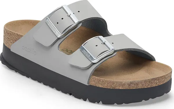 Birkenstock Birkenstock Arizona PAP Flex Platform Birko-Flor Narrow Fit Жени - Сандали Birkenstock - Сив - 1028439-3.5 - Size: 3.5
