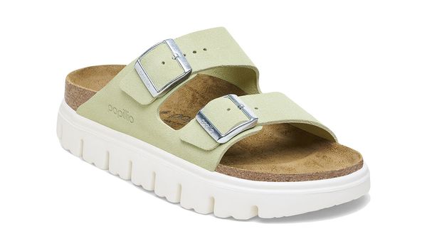 Birkenstock Birkenstock Arizona Platform - Papillio Suede Leahter Narrow Fit