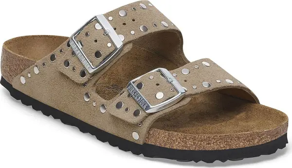 Birkenstock Birkenstock Arizona Rivet Suede Leather Regular Fit Жени - Сандали Birkenstock - Кафяв - B1029361-5 - Size: 5
