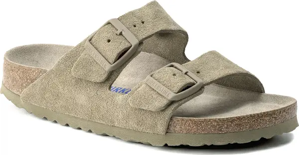 Birkenstock Birkenstock Arizona SFB VL Faded Khaki Regular Fit Жени - Сандали Birkenstock - Сив - 1019045-9 - Size: 9