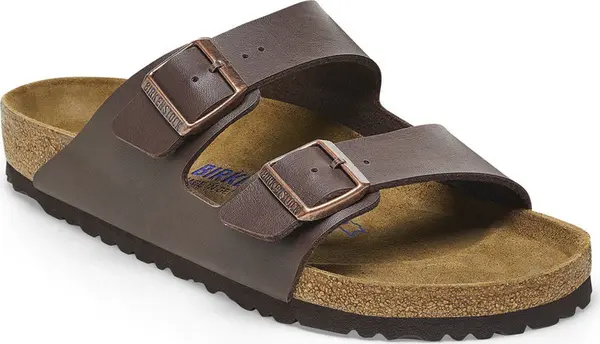 Birkenstock Birkenstock Arizona Soft Footbed Birko-Flor Regular Fit Unisex - Сандали Birkenstock - Кафяв - 451161-5 - Size: 5