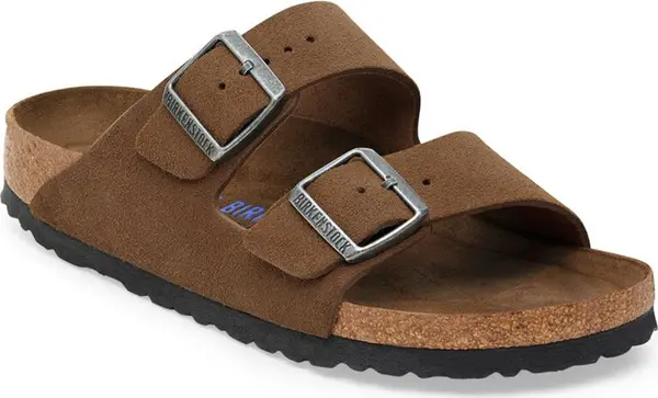 Birkenstock Birkenstock Arizona Soft Footbed Suede Leather Regular Fit Unisex - Сандали Birkenstock - Кафяв - 1030863-8 - Size: 8