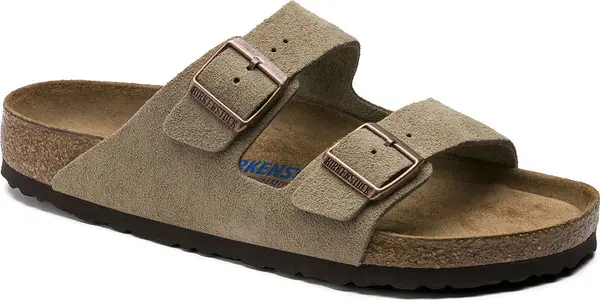 Birkenstock Birkenstock Arizona Soft Footbed Suede Leather Taupe Narrow Fit Unisex - Сандали Birkenstock - Светло кафяв - 951303-5 - Size: 5