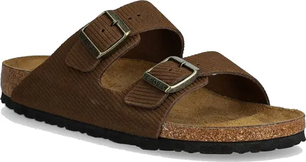 Birkenstock Birkenstock Arizona Suede Corduroy Regular Fit Жени - Сандали Birkenstock - Кафяв - 1028280-11.5 - Size: 11.5
