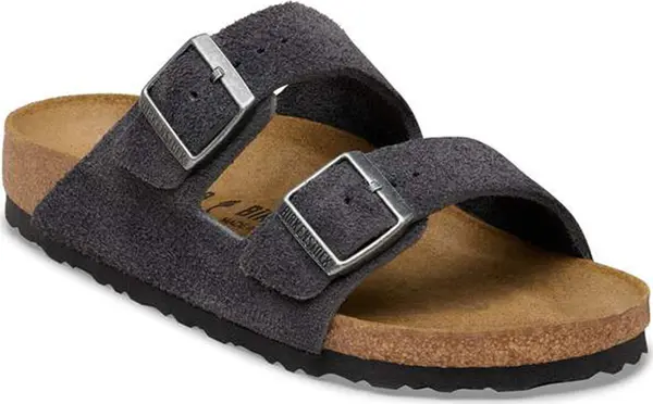 Birkenstock Birkenstock Arizona Suede Leather Regular Fit Unisex - Сандали Birkenstock - Сив - 1031632-4.5 - Size: 4.5