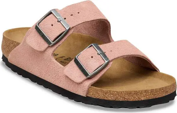 Birkenstock Birkenstock Arizona Suede Leather Regular Fit Жени - Сандали Birkenstock - Розов - 1031619-3.5 - Size: 3.5