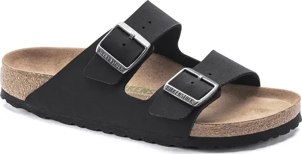 Birkenstock Birkenstock Arizona Vegan Birko-Flor Nubuck Narrow Fit Unisex - Сандали Birkenstock - Черен - 1019057-8 - Size: 8
