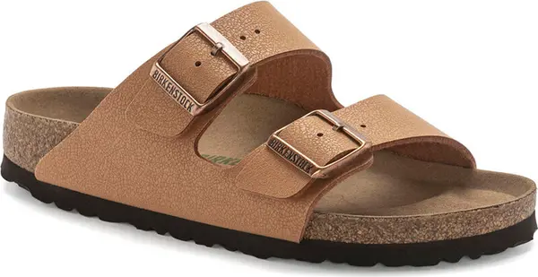 Birkenstock Birkenstock Arizona Vegan Birko-Flor Nubuck Narrow Fit Жени - Сандали Birkenstock - Кафяв - 1025046-9 - Size: 9