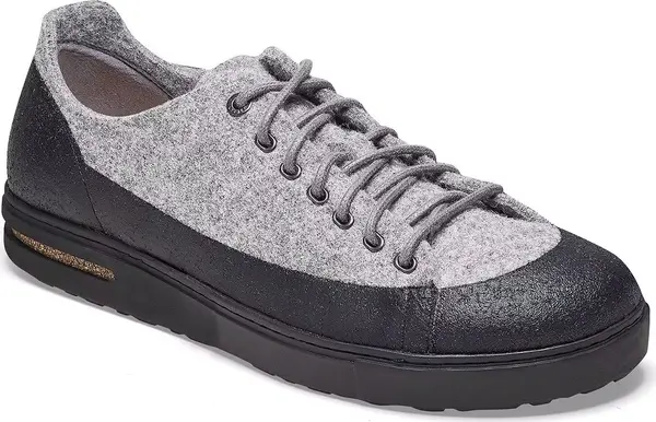 Birkenstock Birkenstock Bend Low Decon Leather/Textile/Felt Narrow Fit Мъже - Обувки Birkenstock - Сив - 1025810-7.5 - Size: 7.5