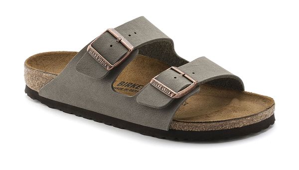 Birkenstock Birkenstock Arizona BF Nubuck Stone Regular Fit