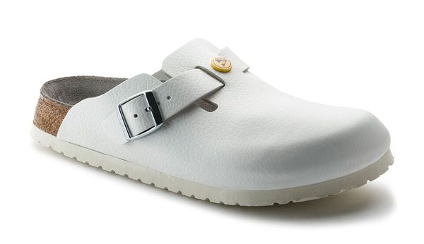 Birkenstock Birkenstock Boston ESD Natural Leather Narrow Fit