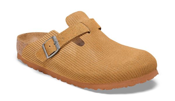 Birkenstock Birkenstock Boston Suede Embossed Regular Fit