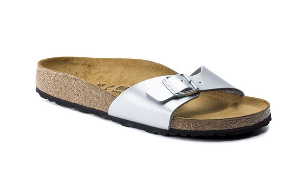 Birkenstock Birkenstock Madrid Birko-Flor Silver Regular Fit