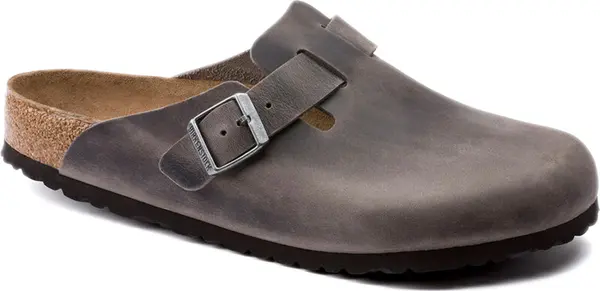 Birkenstock Birkenstock Boston BS Narrow Fit Мъже - Сандали Birkenstock - Сив - 1013256-9.5 - Size: 9.5