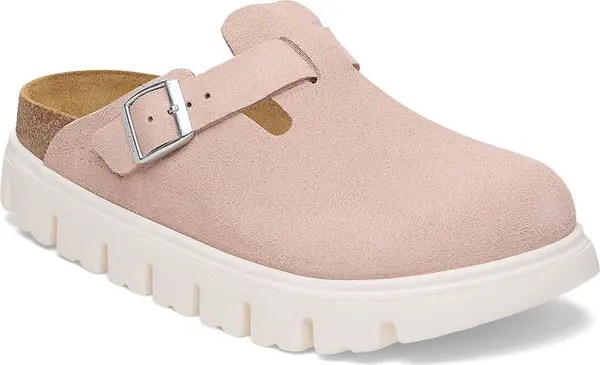 Birkenstock Birkenstock Boston Chunky Suede Leather Narrow Fit Жени - Сандали Birkenstock - Розов - 1029125-7 - Size: 7