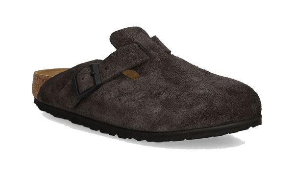Birkenstock Birkenstock Boston LEVE Velvet Grey Narrow Fit