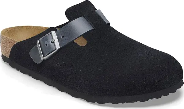 Birkenstock Birkenstock Boston Mixed Leather Narrow Fit Мъже - Сандали Birkenstock - Черен - 1028174-7 - Size: 7