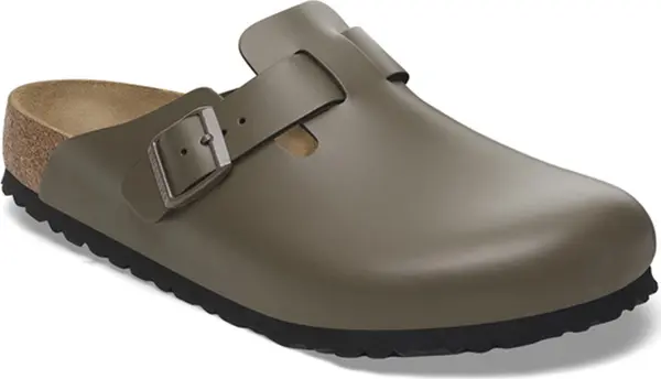 Birkenstock Birkenstock Boston Natural Leather Narrow Fit Жени - Сандали Birkenstock - Сив - 1029156-5 - Size: 5