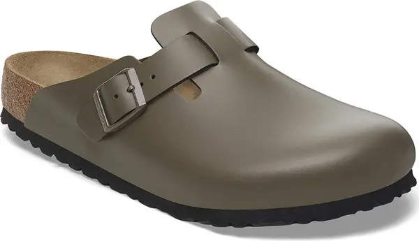 Birkenstock Birkenstock Boston Natural Leather Regular Fit Unisex - Сандали Birkenstock - Сив - 1029079-8 - Size: 8
