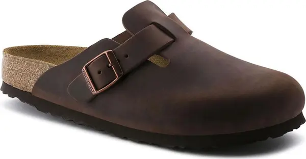 Birkenstock Birkenstock Boston Soft Footbed Oiled Leather Narrow Fit Unisex - Сандали Birkenstock - Кафяв - 0159713-11.5 - Size: 11.5