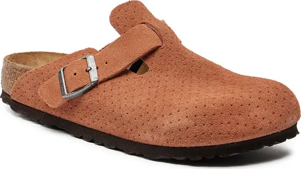 Birkenstock Birkenstock Boston Suede Embossed Narrow Fit Unisex - Сандали Birkenstock - Оранжев - 1027118-8 - Size: 8