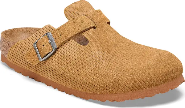 Birkenstock Birkenstock Boston Suede Embossed Regular Fit Жени - Сандали Birkenstock - Кафяв - 1025647-7 - Size: 7