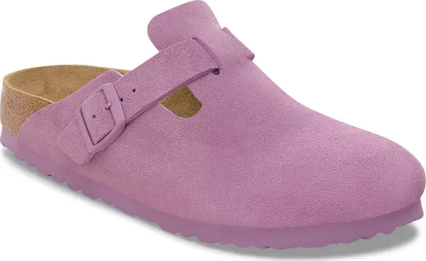Birkenstock Birkenstock Boston Suede Leather Narrow Fit Unisex - Сандали Birkenstock - Лилав - 1030681-5 - Size: 5