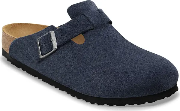 Birkenstock Birkenstock Boston Suede Leather Narrow Fit Unisex - Сандали Birkenstock - Син - 1030902-5 - Size: 5