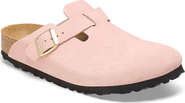 Birkenstock Birkenstock Boston Suede Leather Narrow fit Жени - Сандали Birkenstock - Розов - 1026171-7.5 - Size: 7.5