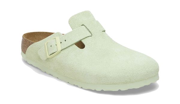 Birkenstock Birkenstock Boston Suede Leather Regular Fit