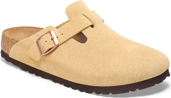 Birkenstock Birkenstock Boston Suede Leather Regular fit Жени - Сандали Birkenstock - Светло кафяв - 1026181-8 - Size: 8
