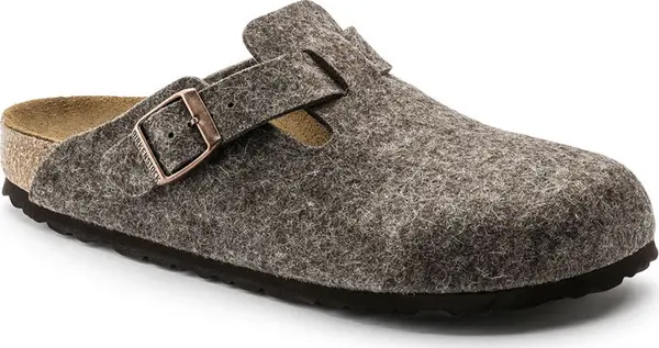Birkenstock Birkenstock Boston Wool Felt Regular Fit Unisex - Сандали Birkenstock - Кафяв - 0160581-3.5 - Size: 3.5