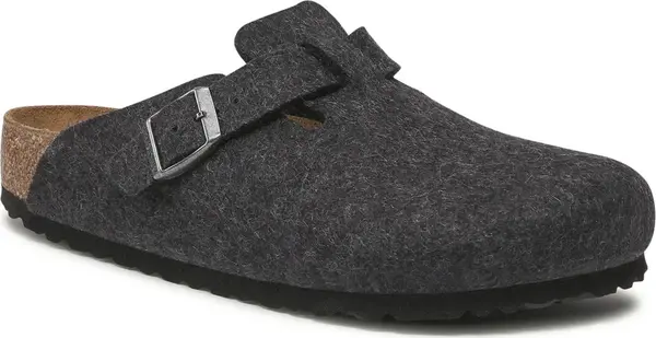 Birkenstock Birkenstock Boston Wool Felt Regular Fit Unisex - Сандали Birkenstock - Сив - 0160371-7.5 - Size: 7.5