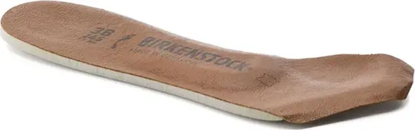 Birkenstock Birkenstock Comfort Toeless Insole Leather Leather Regular Fit Unisex - Стелки за обувки Birkenstock - Beige - 1001245-5.5 - Size: 5.5