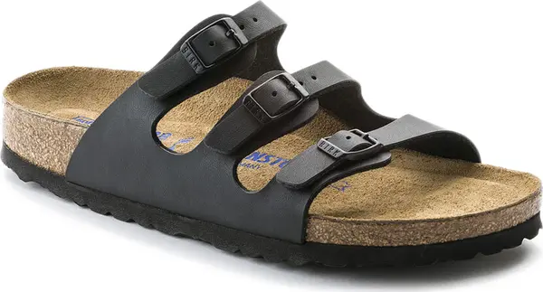 Birkenstock Birkenstock Florida BS Black Regular Fit Unisex - Сандали Birkenstock - Черен - 53011-3.5 - Size: 3.5