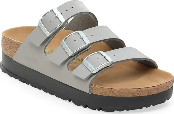Birkenstock Birkenstock Florida Flex Platform Birko-Flor Narrow Fit Жени - Сандали Birkenstock - Сив - 1030567-3.5 - Size: 3.5